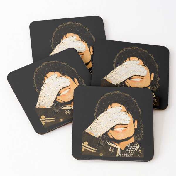 Item preview, MJ King of Pop Sparkling Glove Portrait designed and sold by JustuKitties.