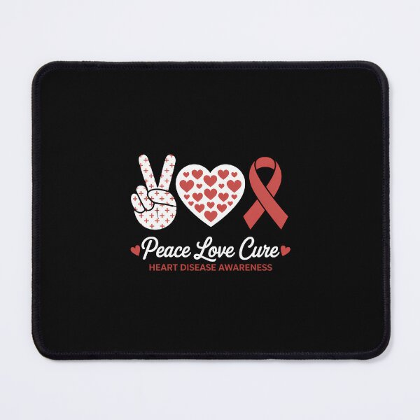 Item preview, Peace Love Cure Heart Disease Awareness Men Women Kids CHD designed and sold by VENOM0RIOT.