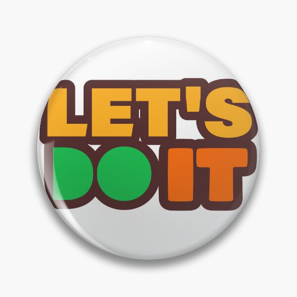 Item preview,  Bold Motivational Let's Do It Typography designed and sold by Creatby7030.