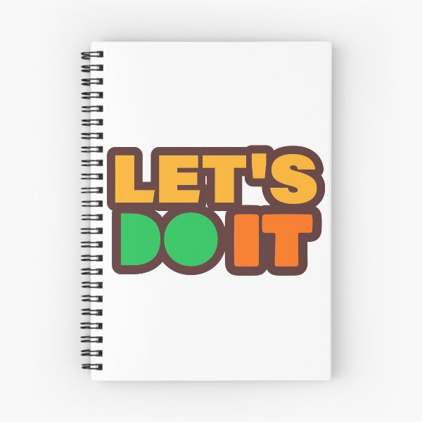 Item preview,  Bold Motivational Let's Do It Typography designed and sold by Creatby7030.