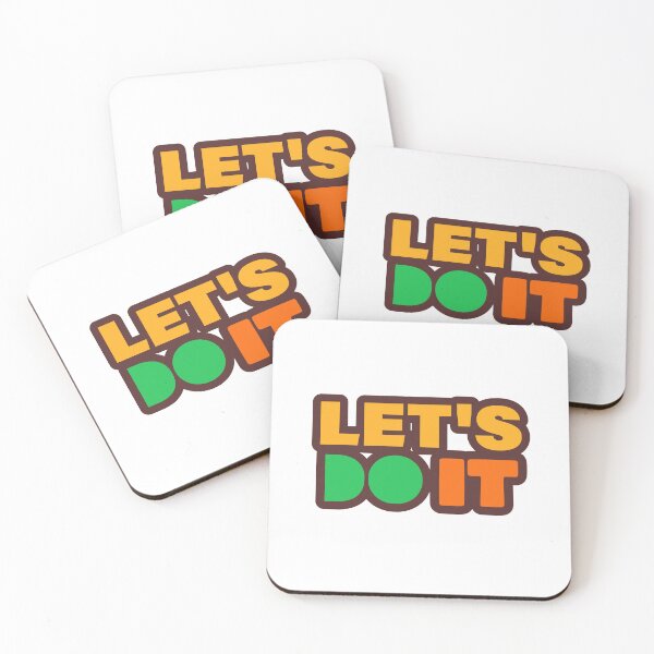 Item preview,  Bold Motivational Let's Do It Typography designed and sold by Creatby7030.