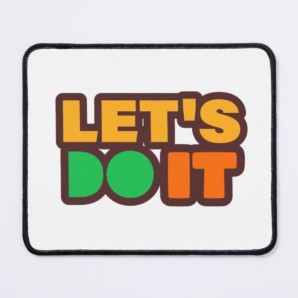 Item preview,  Bold Motivational Let's Do It Typography designed and sold by Creatby7030.