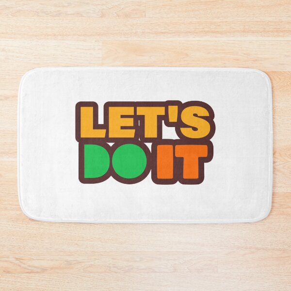 Item preview,  Bold Motivational Let's Do It Typography designed and sold by Creatby7030.