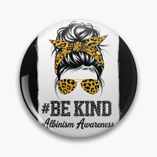 Item preview, Be Kind Women Messy Bun June Wear Yellow Albinism designed and sold by BlassmausArt.