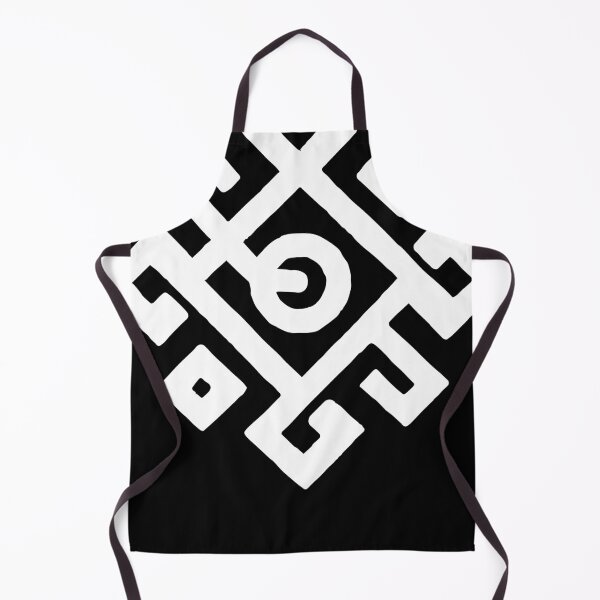 Item preview, White minimalistic ethnic tribal grunge sign 127sm designed and sold by 127sm.