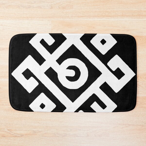 Item preview, White minimalistic ethnic tribal grunge sign 127sm designed and sold by 127sm.