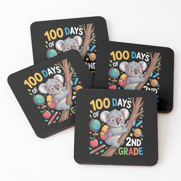 Item preview, 100th Day of School 2nd grade kids koala 100 days of school  designed and sold by BlassmausArt.