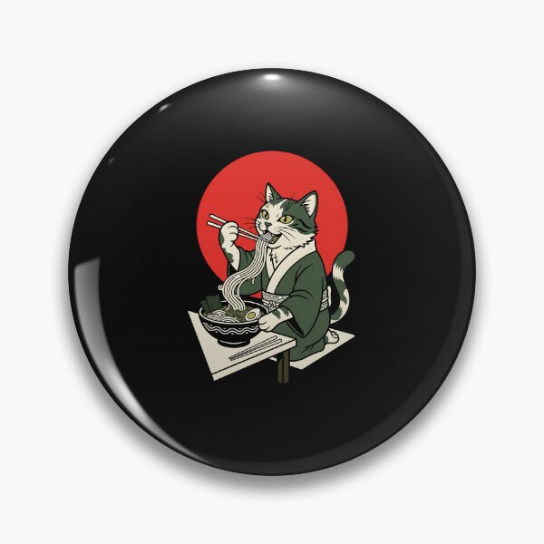 Item preview, Urban Ramen Cat Backprint designed and sold by tratakos.