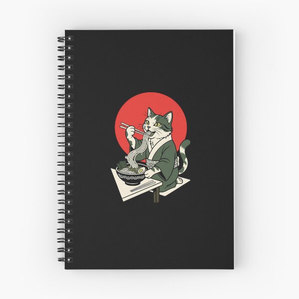 Item preview, Urban Ramen Cat Backprint designed and sold by tratakos.