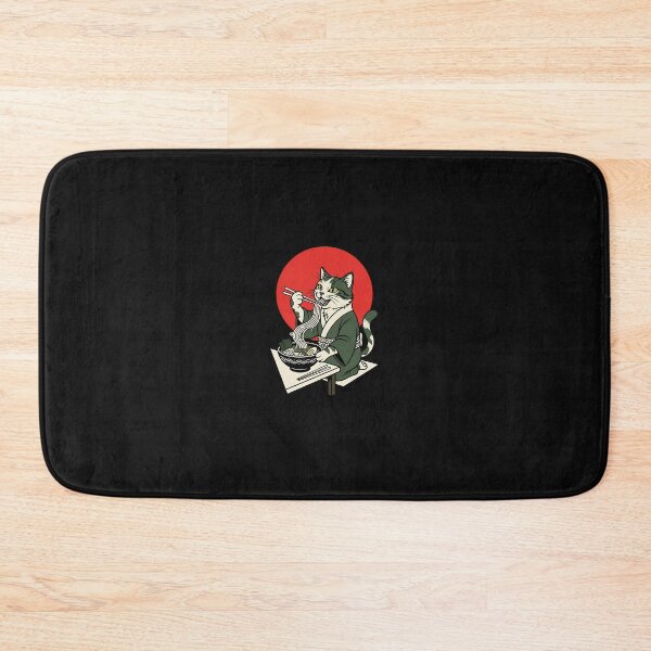 Item preview, Urban Ramen Cat Backprint designed and sold by tratakos.