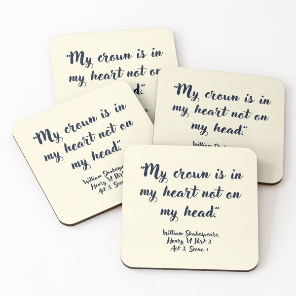 Item preview, Rad Shakespeare Quote from Henry the Fourth designed and sold by CharlottePlaceArt.