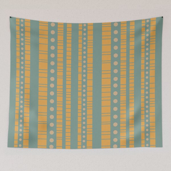 Item preview, Dots and stripes geometric seamless repeating pattern designed and sold by SeamlessDsign.