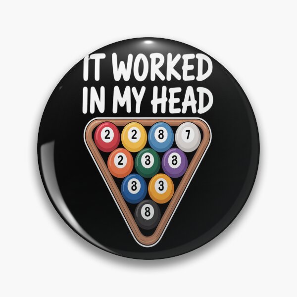 Item preview, Billiard Pool Lovers Funny Eight Balls Stick Play designed and sold by BlassmausArt.