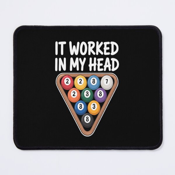 Item preview, Billiard Pool Lovers Funny Eight Balls Stick Play designed and sold by BlassmausArt.