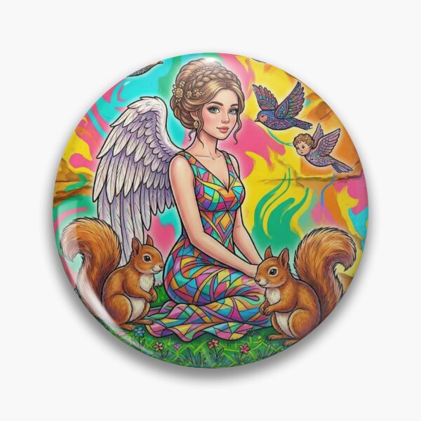 Item preview, The fairy and the squirrel designed and sold by PP&RAINBOW SHOP.
