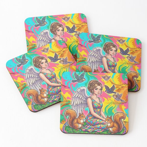 Item preview, The fairy and the squirrel designed and sold by PP&RAINBOW SHOP.