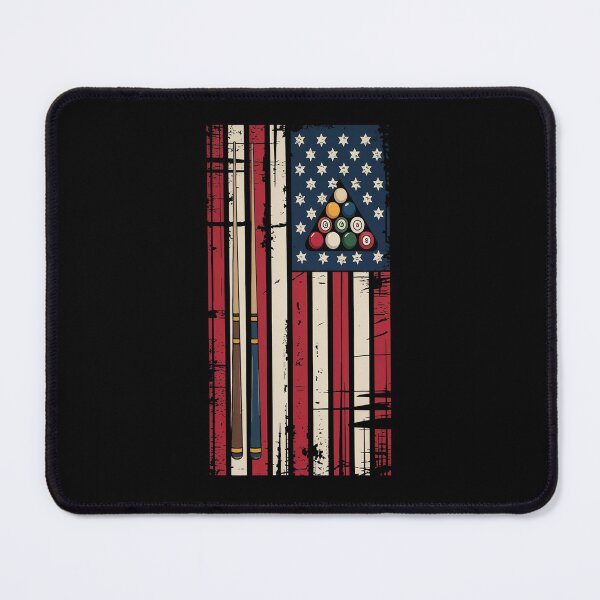 Item preview, Billiard American USA Flag Pool Player 4th of July Patriotic Women designed and sold by BlassmausArt.