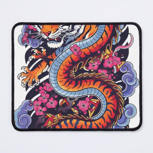 Item preview, Japanese Tiger Dragon Chimera Aesthetic designed and sold by Ossvio.