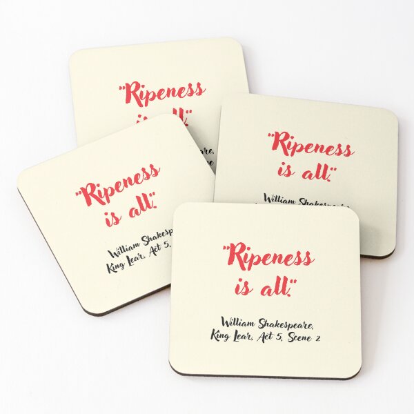 Item preview, Wicked Shakespeare Quote from King Lear designed and sold by CharlottePlaceArt.