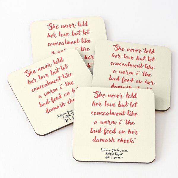 Item preview, Rad Shakespeare Quote from Twelfth Night designed and sold by CharlottePlaceArt.