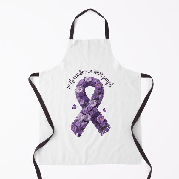 Item preview, Pancreatic Cancer Awareness Floral Ribbon designed and sold by VENOM0RIOT.
