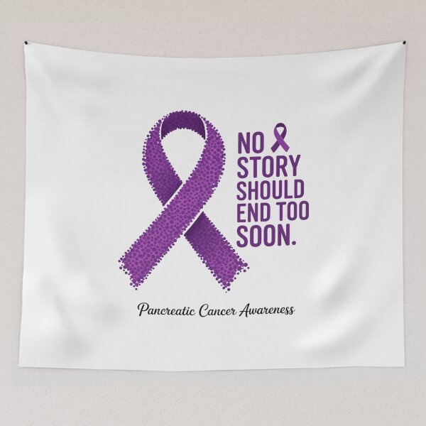 Item preview, Pancreatic Cancer Awareness Should Too Soon Purple Ribbon designed and sold by VENOM0RIOT.