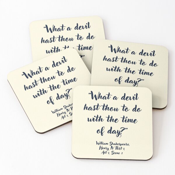 Item preview, Fleek Shakespeare Quote from Henry the Fourth designed and sold by CharlottePlaceArt.