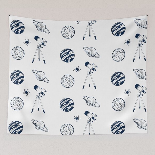 Item preview, Exploring planets and galaxies with a telescope in an astronomy setting during a clear night designed and sold by Ms. Iryna.