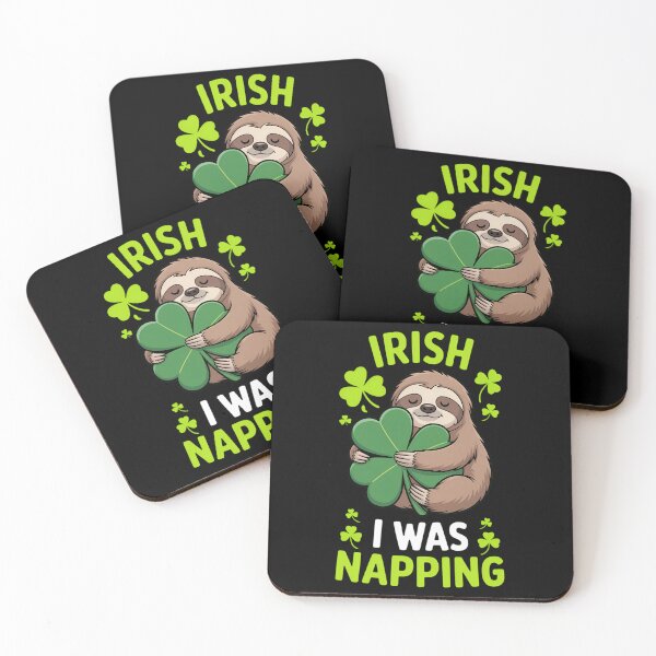 Item preview, St. Patrick's Day Girls Boys Irish I Was Napping Irish Sloth designed and sold by VENOM0RIOT.