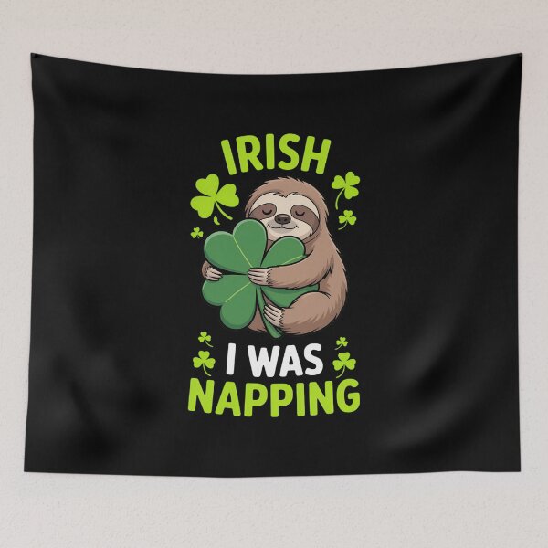 Item preview, St. Patrick's Day Girls Boys Irish I Was Napping Irish Sloth designed and sold by VENOM0RIOT.