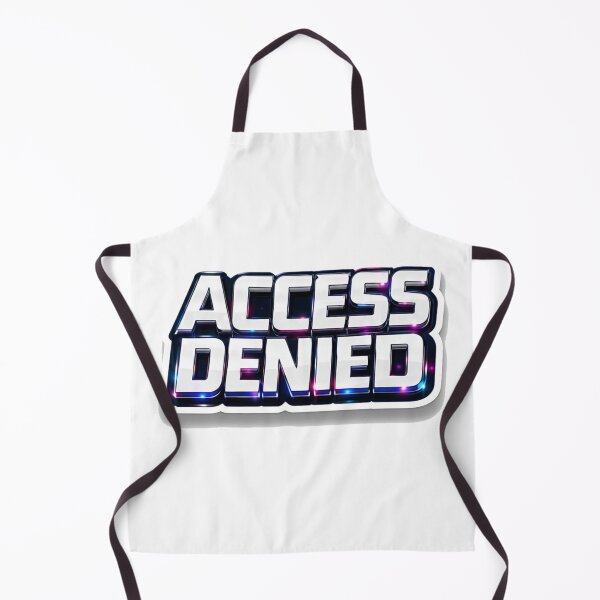 Item preview, Access Denied 3D Chrome Text – Cyberpunk Neon Tech Sticker, Gamer Aesthetic Design designed and sold by WorkVibe Studio.