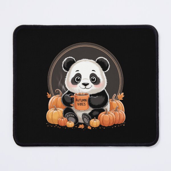 Item preview, Panda Pumpkin Spice Latte Autumn Halloween designed and sold by VENOM0RIOT.