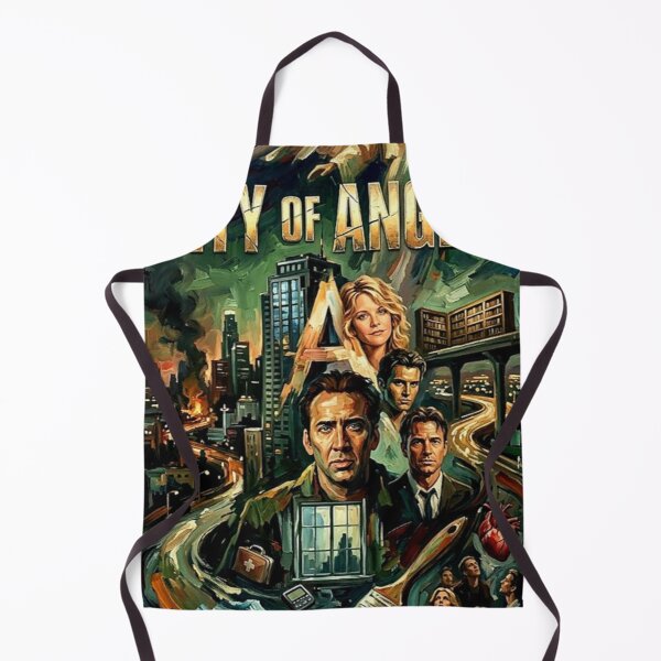 Item preview, Two Worlds, One Love: City of Angels Oil Art designed and sold by Art's Diner.