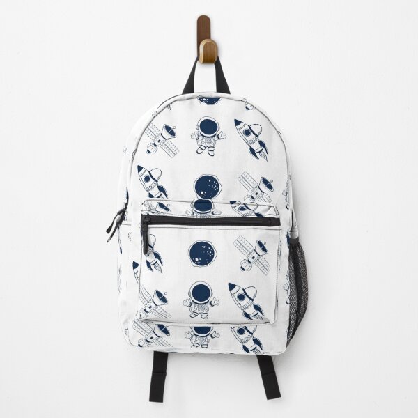 Item preview, Space themed illustrations include an astronaut, rocket, satellite, and planet in a simple design designed and sold by Ms. Iryna.