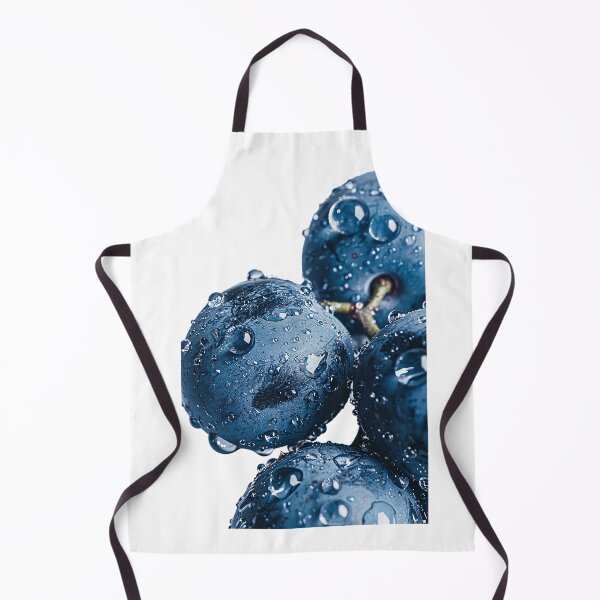 Item preview, Macro Blue Grapes with Water Droplets designed and sold by Creatby7030.