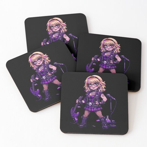 Item preview, Purple Punk Rock Girl Guitarist – Cute Grunge Chibi Rocker Design designed and sold by ☆ CR4ZIIB4BII ☆.