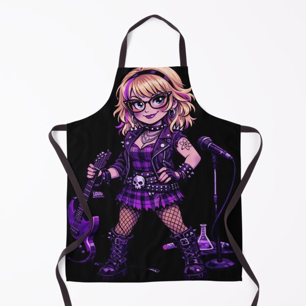 Item preview, Purple Punk Rock Girl Guitarist – Cute Grunge Chibi Rocker Design designed and sold by ☆ CR4ZIIB4BII ☆.