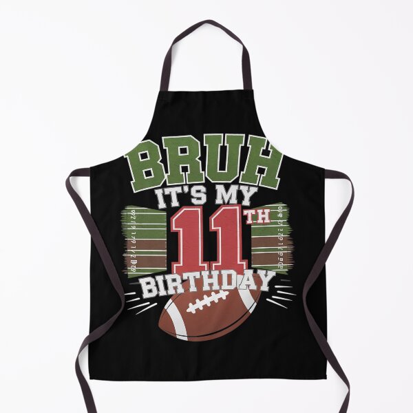 Item preview, Bruh It's My 11th Birthday 11 Year Old Birthday Football T-Shirt designed and sold by fferomananul.
