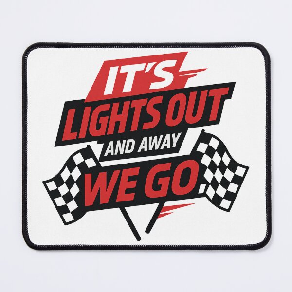 Item preview, Lights Out And Away We Go F1 Checkered Flags designed and sold by reval-store.