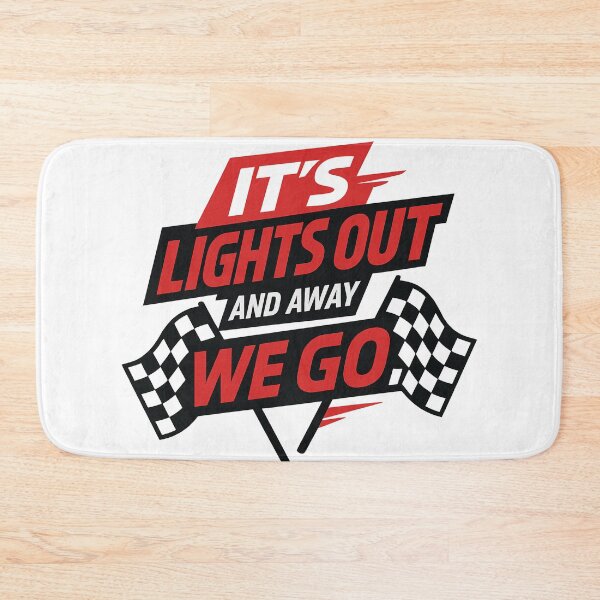 Item preview, Lights Out And Away We Go F1 Checkered Flags designed and sold by reval-store.