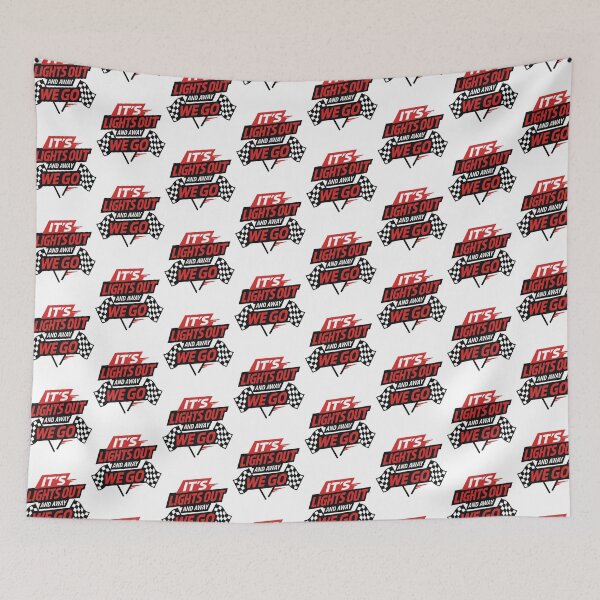 Item preview, Lights Out And Away We Go F1 Checkered Flags designed and sold by reval-store.