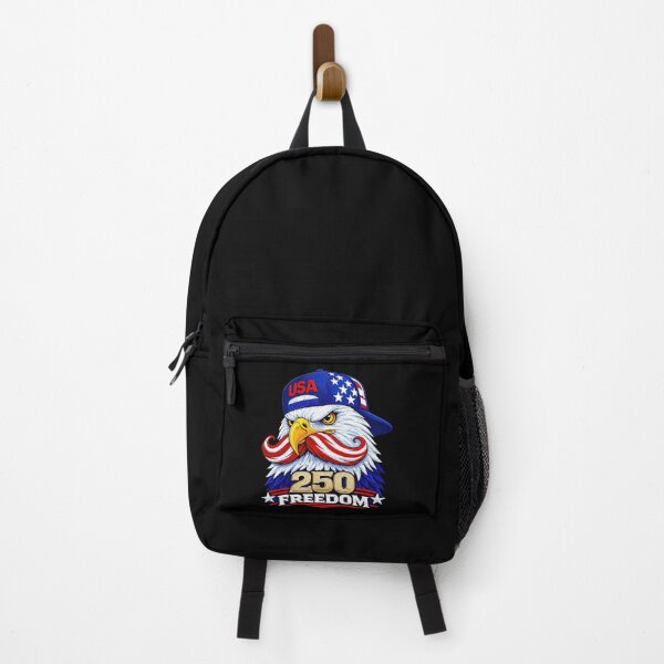 Item preview, Eagle having Handlebar mustache 250 Years Freedom 250th Anniversary USA 4th of July designed and sold by koffmannohe.