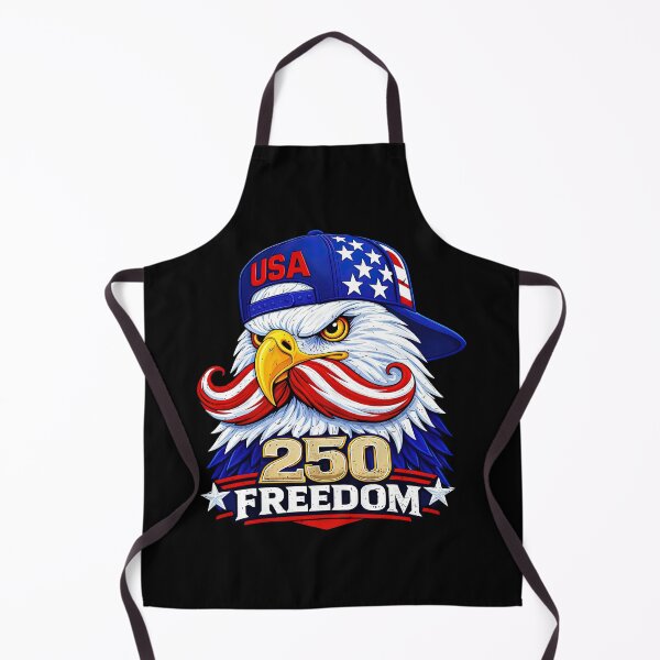 Item preview, Eagle having Handlebar mustache 250 Years Freedom 250th Anniversary USA 4th of July designed and sold by koffmannohe.