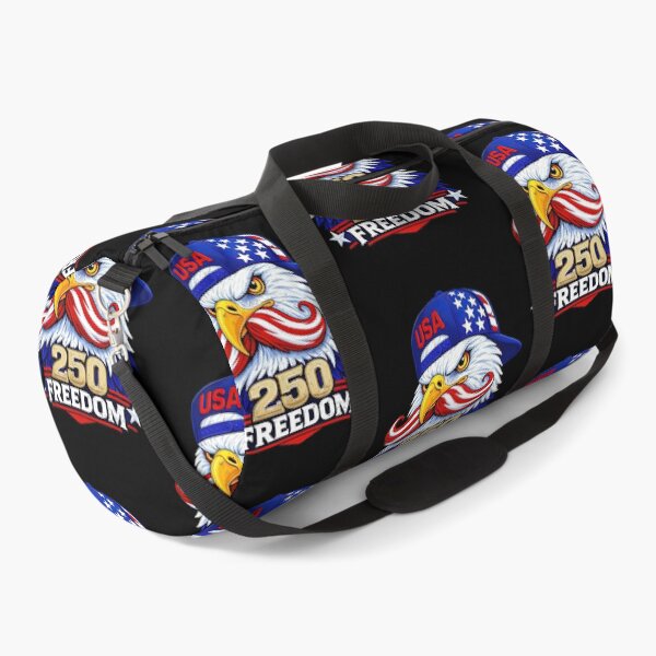 Item preview, Eagle having Handlebar mustache 250 Years Freedom 250th Anniversary USA 4th of July designed and sold by koffmannohe.