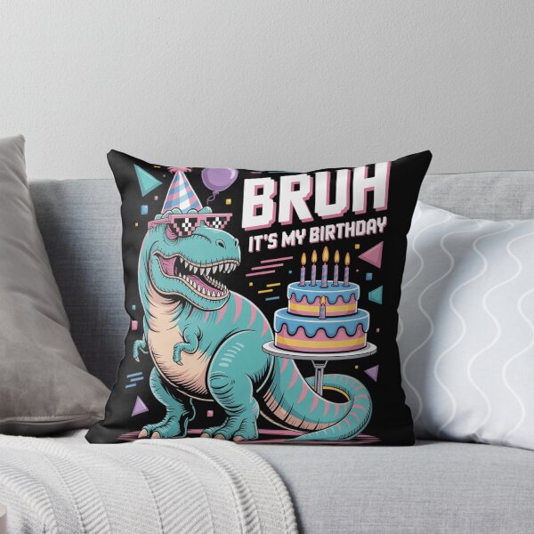 Item preview, Bruh Its My Birthday Dinosaur Boy Girl Family Party Bday designed and sold by fferomananul.