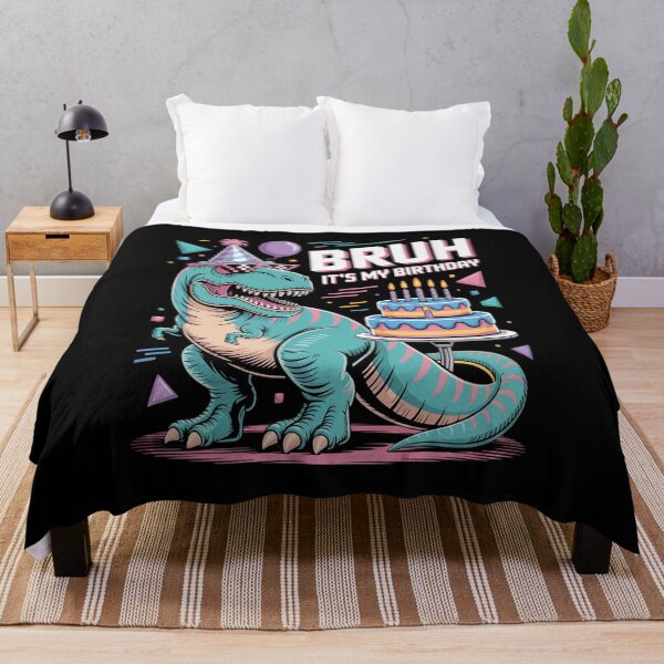 Item preview, Bruh Its My Birthday Dinosaur Boy Girl Family Party Bday designed and sold by fferomananul.
