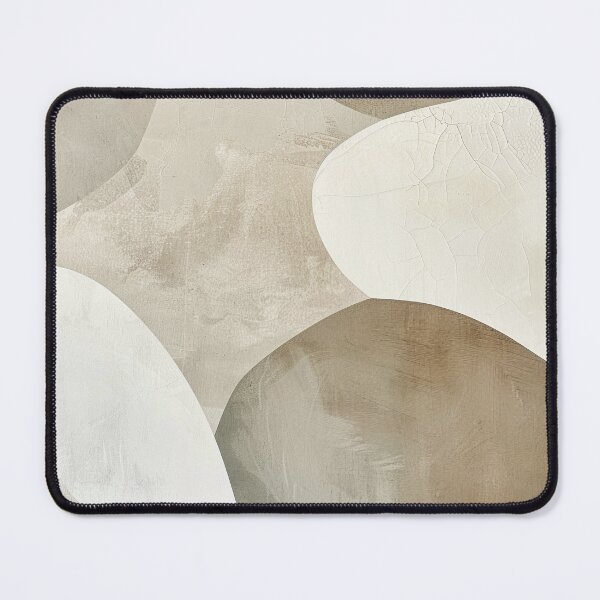 Item preview, Abstract beige organic design, minimalist modern natural tones designed and sold by CosmicGlyph.