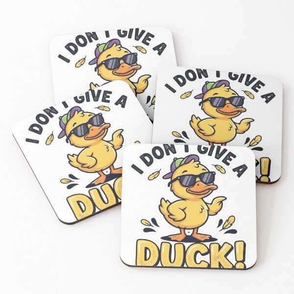Item preview, I Don't Give A Duck designed and sold by SnowballBunny.