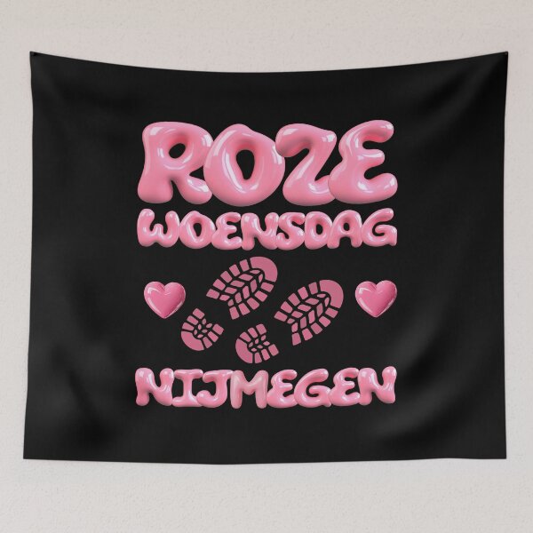Item preview, Roze Woensdag Nijmegen - Four Day Marches Pink Wednesday Pride Design designed and sold by Wennebabs.