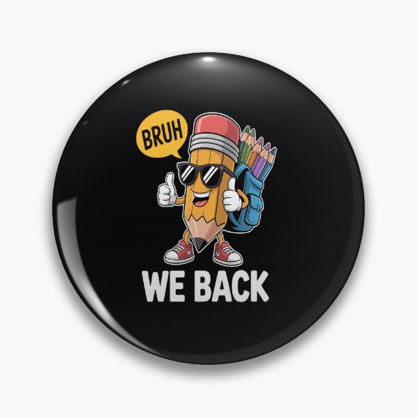 Item preview, Bruh We Back Cute Pencil Teacher Student Boys Back to School designed and sold by fferomananul.